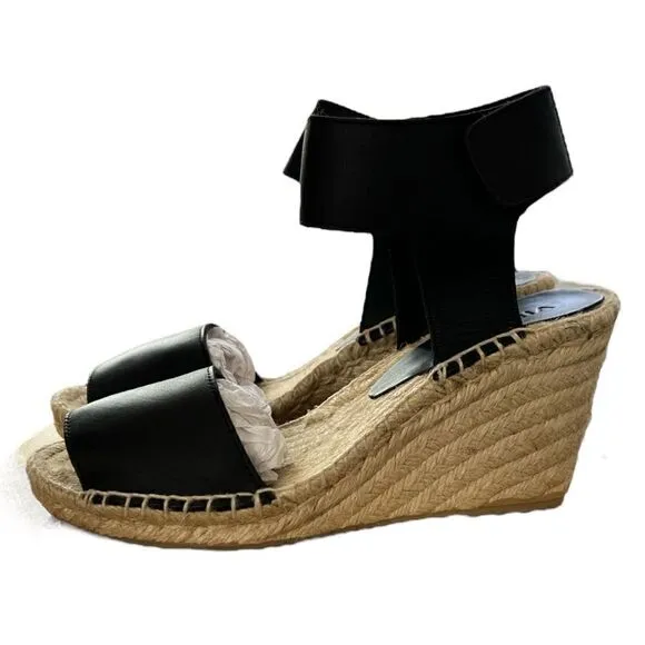 VINCE Sophia Espadrille Leather Wedge
