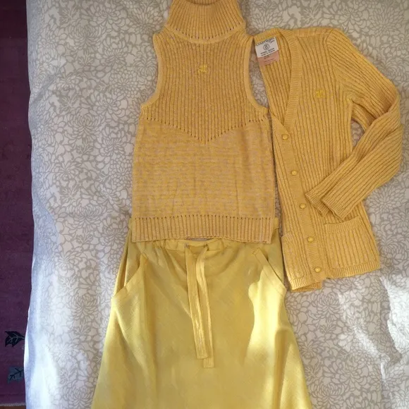 Vintage 1970’s Courreges Yellow Skirt in GVC
