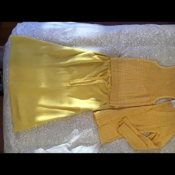Vintage 1970’s Courreges Yellow Skirt in GVC