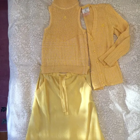 Vintage 1970’s Courreges Yellow Skirt in GVC