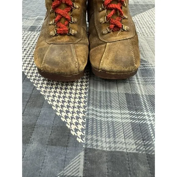 Vintage 70s ASPEN Leather Hiking‎ &amp; Hunting Lace To Toe Boots Men’s Size 9 US