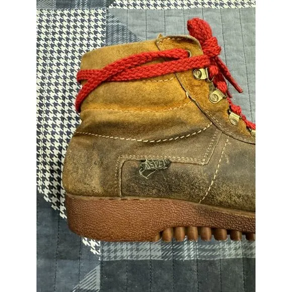 Vintage 70s ASPEN Leather Hiking‎ &amp; Hunting Lace To Toe Boots Men’s Size 9 US