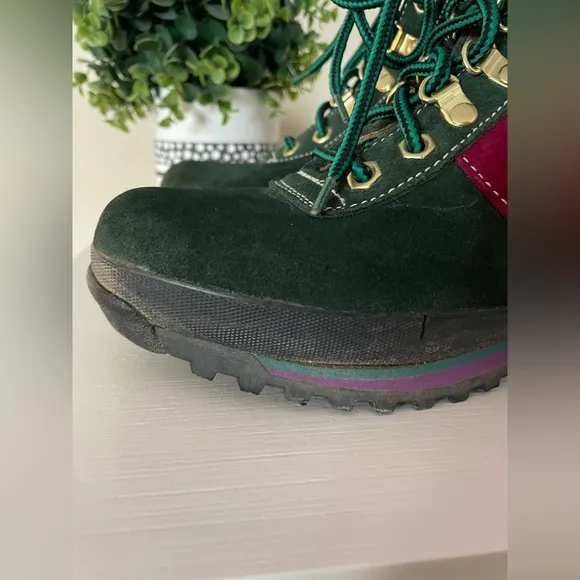 Vintage 80s 90s Guardian Iron Age Women’s Steel Toe Hiking Boots Shoes Size 6.5