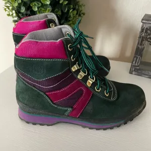 Vintage 80s 90s Guardian Iron Age Women’s Steel Toe Hiking Boots Shoes Size 6.5
