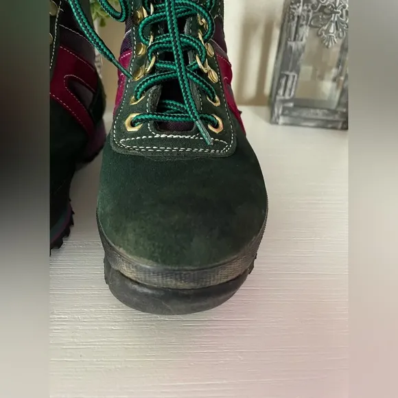 Vintage 80s 90s Guardian Iron Age Women’s Steel Toe Hiking Boots Shoes Size 6.5
