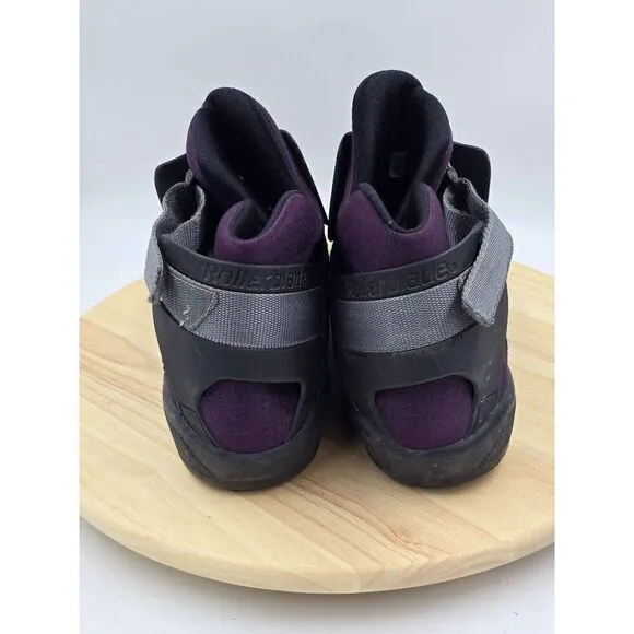 Vintage 90's Metro Blade Rollerblade Inline Skate Shoes Black Purple Mens Sz 14