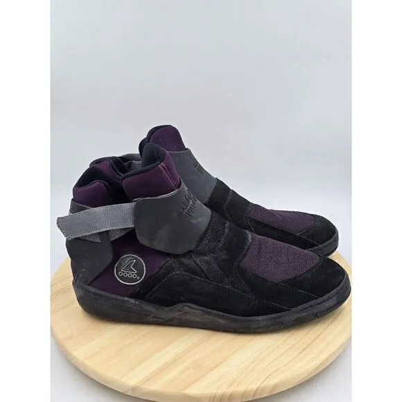 Vintage 90's Metro Blade Rollerblade Inline Skate Shoes Black Purple Mens Sz 14