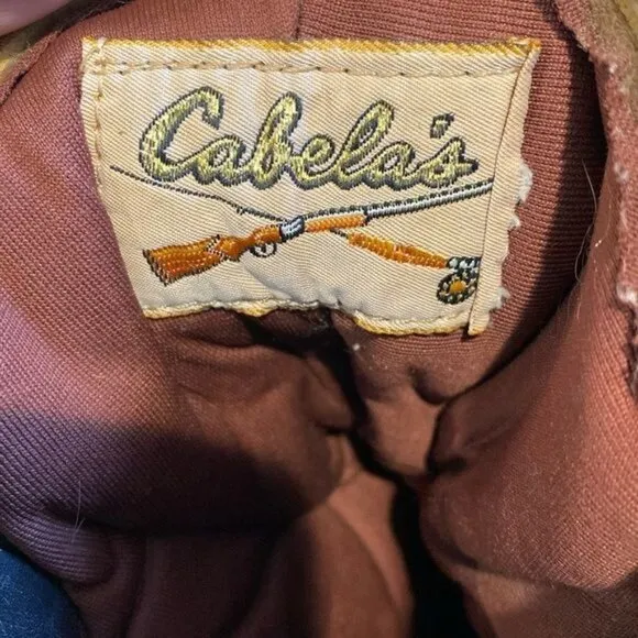 Vintage Cabela’s Thinsulate Duck Camo Hunting Boots: Size 8