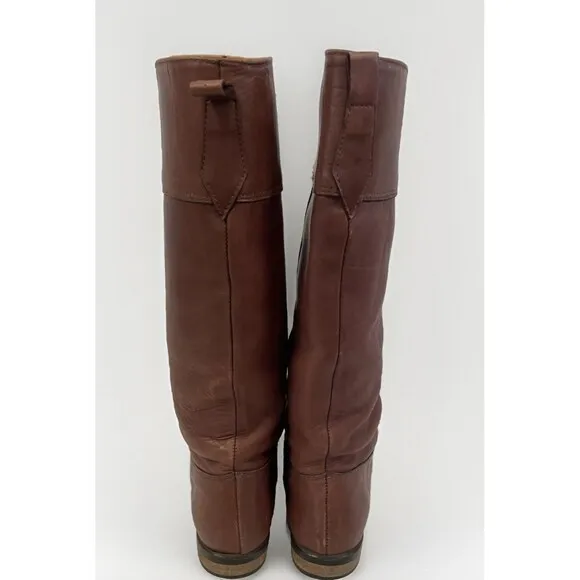 Vintage Eddie Bauer Tall Leather Warm Boots Expedition 7.5