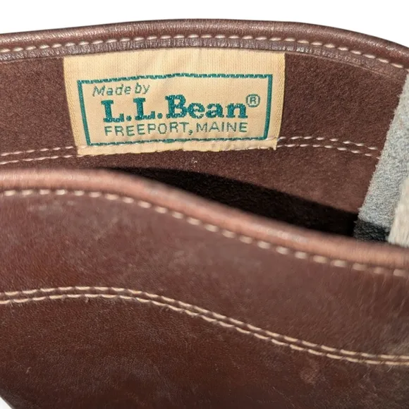 Vintage L.L Bean Maine Leather Duck Hunting Lace Up Boots Men's Size 10