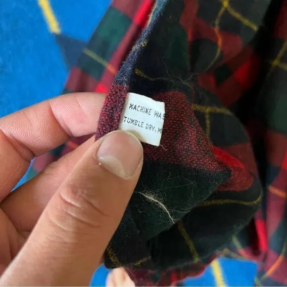 Vintage Ponderosa by Bardon Wool Flannel in Plaid (XL)