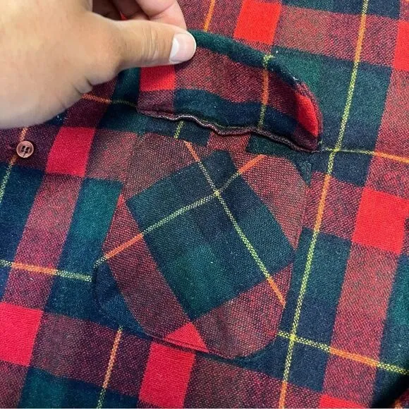 Vintage Ponderosa by Bardon Wool Flannel in Plaid (XL)