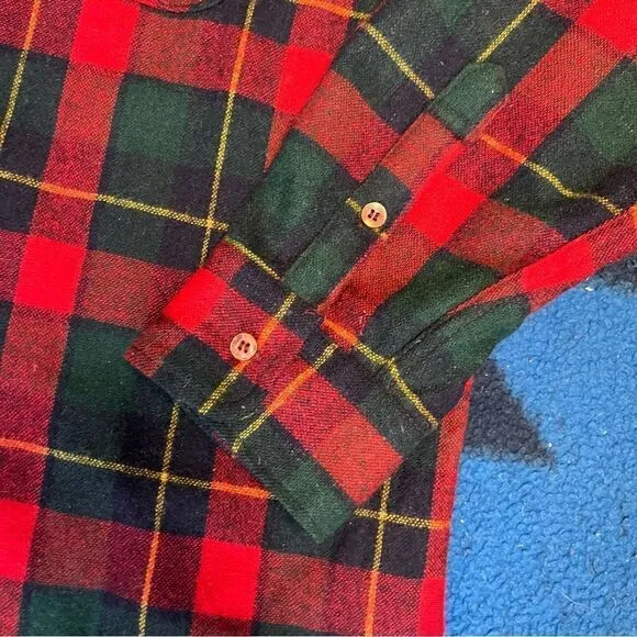 Vintage Ponderosa by Bardon Wool Flannel in Plaid (XL)