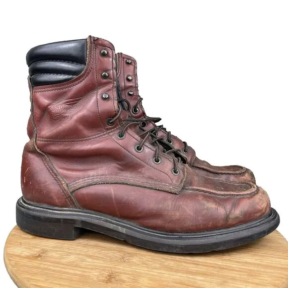 Vintage Red Wing Leather Work Boots Men's 12 D 402