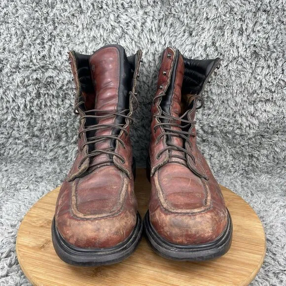 Vintage Red Wing Leather Work Boots Men's 12 D 402