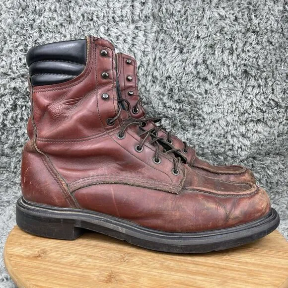 Vintage Red Wing Leather Work Boots Men's 12 D 402