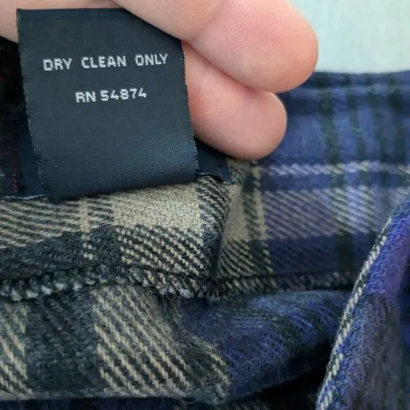 Vintage the Limited Mini Skirt Plaid 90s Wool Blend Clueless Academia Purple 4
