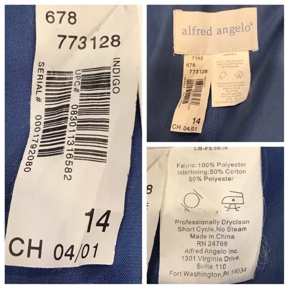 Vintage Y2K Alfred Angelo Womens Chiffon Fit &amp; Flare Dress Size 14 Pleated Fairy