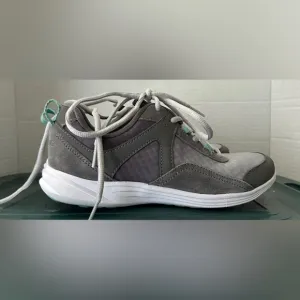 Vionic Women's Gray and Teal Sneakers Size 8 EUC