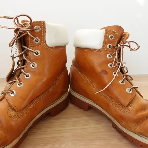 VTG Timberland Boots Mens Leather 13 Combat 8 inch Waterproof Premium Work USA