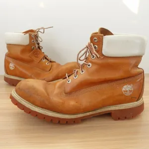 VTG Timberland Boots Mens Leather 13 Combat 8 inch Waterproof Premium Work USA