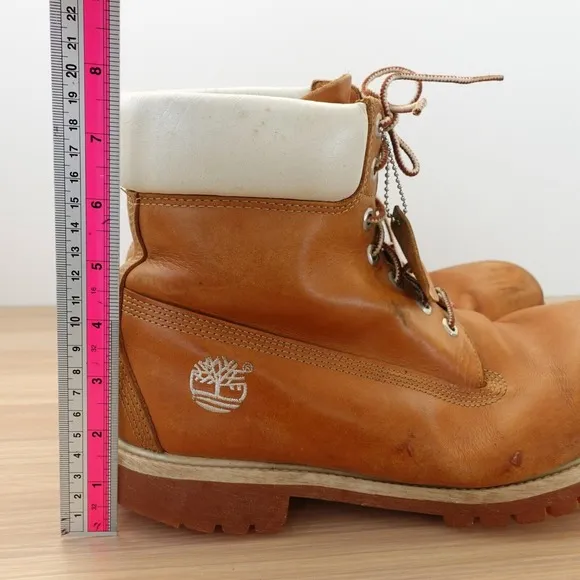 VTG Timberland Boots Mens Leather 13 Combat 8 inch Waterproof Premium Work USA