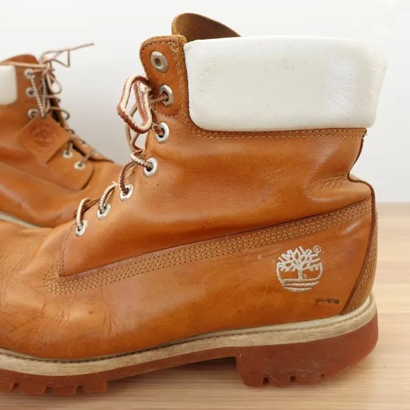 VTG Timberland Boots Mens Leather 13 Combat 8 inch Waterproof Premium Work USA