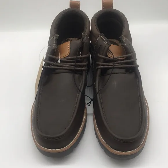 WEATHERPROOF  Mens  Pull Tab Padded Chester Round Toe Lace-Up Chukka Boots