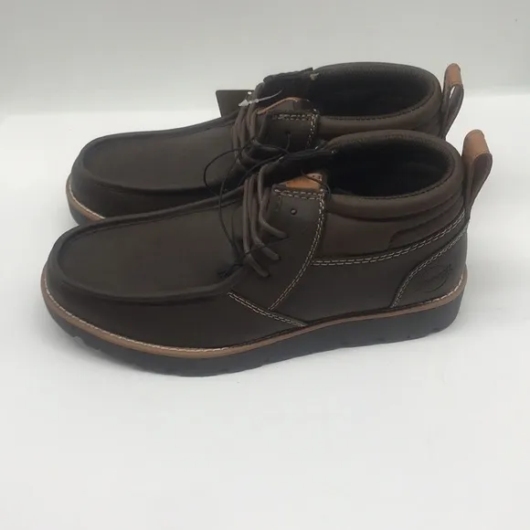 WEATHERPROOF  Mens  Pull Tab Padded Chester Round Toe Lace-Up Chukka Boots