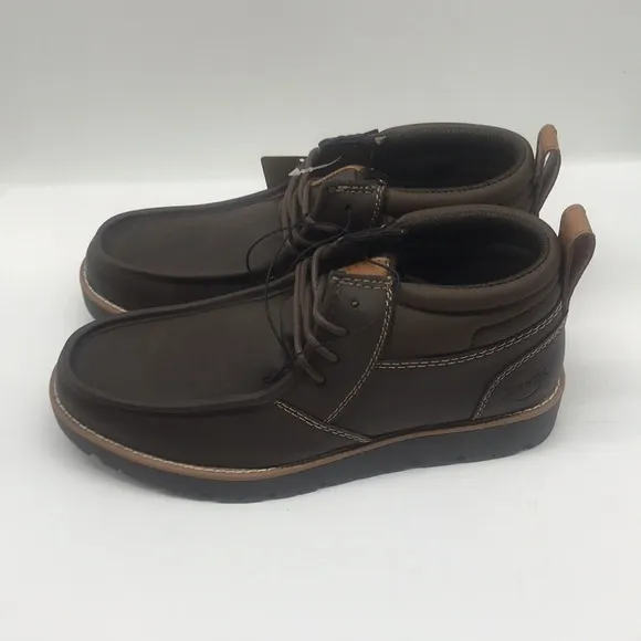 WEATHERPROOF  Mens  Pull Tab Padded Chester Round Toe Lace-Up Chukka Boots