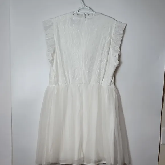 White Formal Dress by Simplee Plus