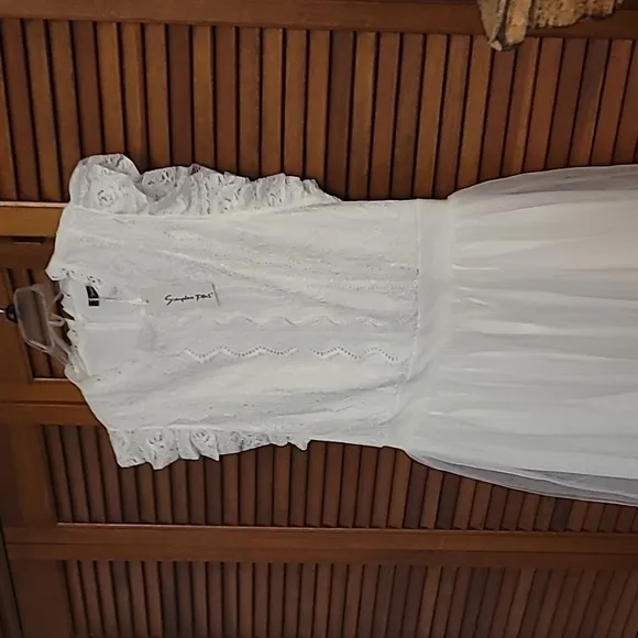 White Formal Dress by Simplee Plus