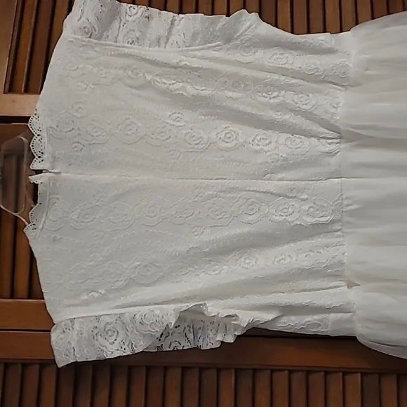 White Formal Dress by Simplee Plus