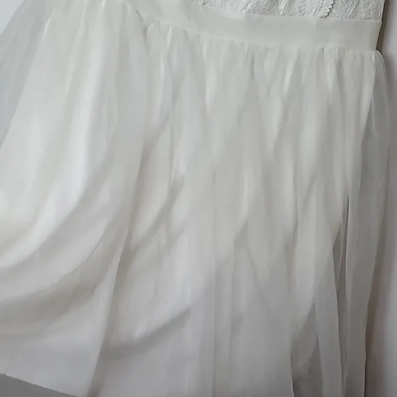 White Formal Dress by Simplee Plus