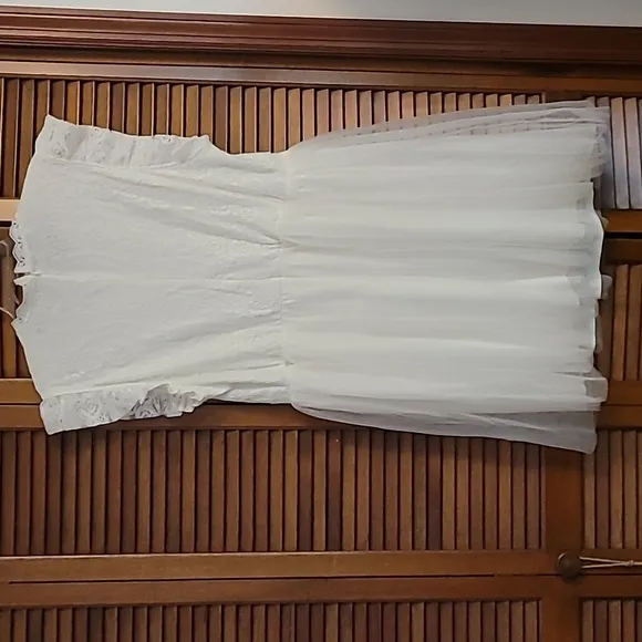 White Formal Dress by Simplee Plus