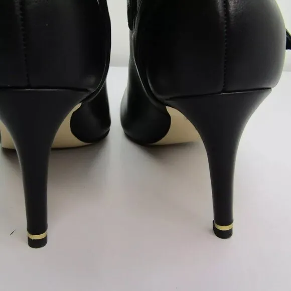 White House Black Market Womens Tall Double Buckle Boot Pointed Toe Black Size 8
