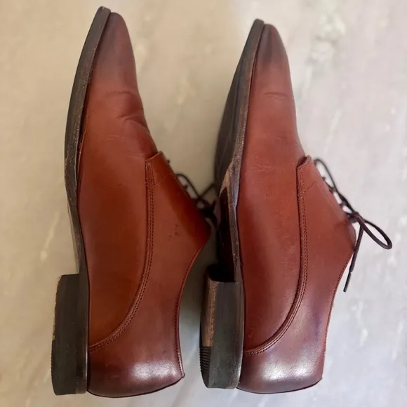 Wolf &amp; Sheperd Bannister Derby in Honey brown size 7