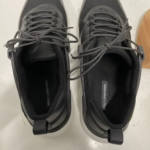 Wolf and Shepherd Men’s OG Crossover Victory Trainer Shoes Black Sneakers Sz 12
