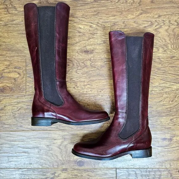 Wolverine 1000 Mile Heritage Darcy Women's Boots Cherry Red Leather Size 5.5B