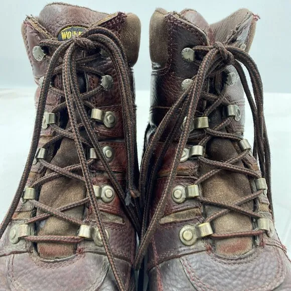 Wolverine Boots Mens Size 11.5 MW01405 Iron Ranger Oxblood Lace Up Leather Work