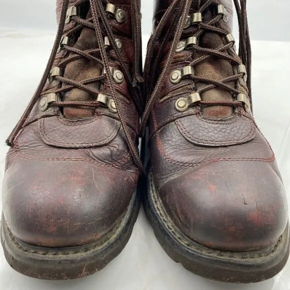 Wolverine Boots Mens Size 11.5 MW01405 Iron Ranger Oxblood Lace Up Leather Work