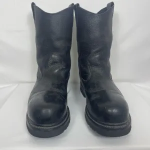 Wolverine Classic Black Leather Men's Steel Toe Work Boots Size 13W