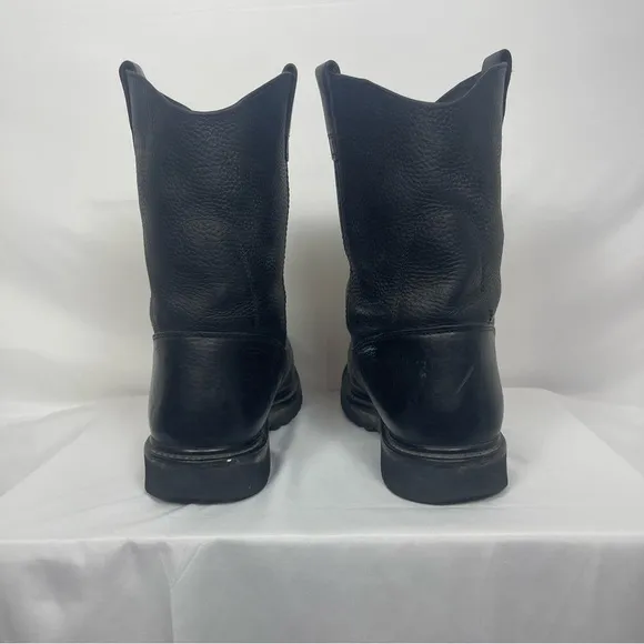 Wolverine Classic Black Leather Men's Steel Toe Work Boots Size 13W