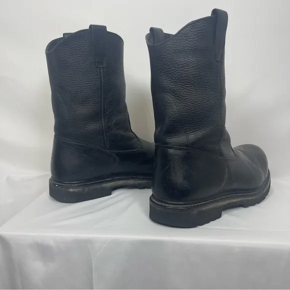 Wolverine Classic Black Leather Men's Steel Toe Work Boots Size 13W