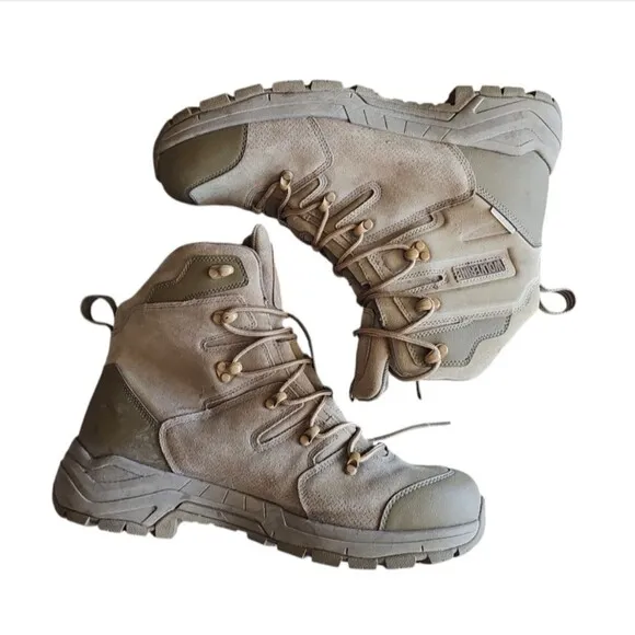 Wolverine Men Waterproof Leather Hiking Work Boots Sz 14 M Outdoor Workwear