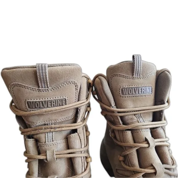 Wolverine Men Waterproof Leather Hiking Work Boots Sz 14 M Outdoor Workwear