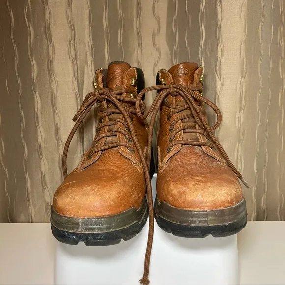 Wolverine Men's 8 Brown Leather Work Boots ASTM F-2413-11 W0830 8 84913