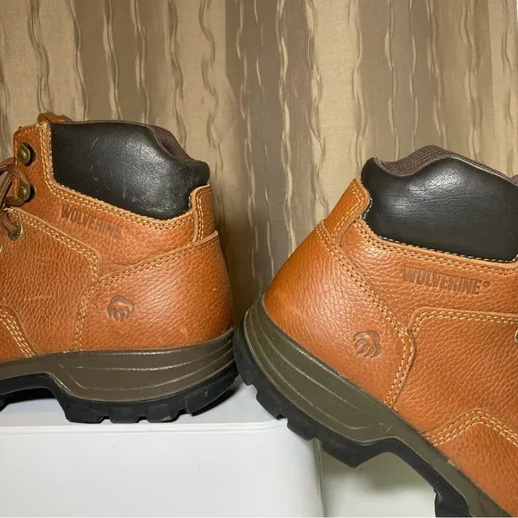 Wolverine Men's 8 Brown Leather Work Boots ASTM F-2413-11 W0830 8 84913