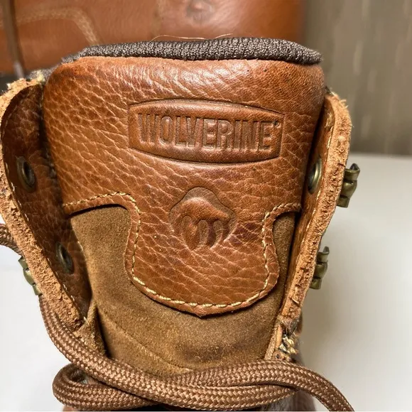 Wolverine Men's 8 Brown Leather Work Boots ASTM F-2413-11 W0830 8 84913