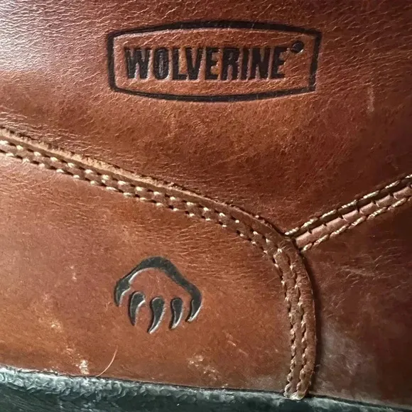 Wolverine Men's Harrison Lace Up 6&quot; Steel-toe Work Boot - Brown Sz 11m